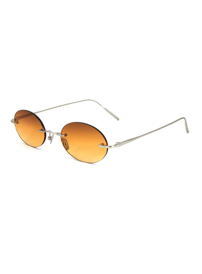 Weareeyes Elenova Sunglasses - Silver/Brown