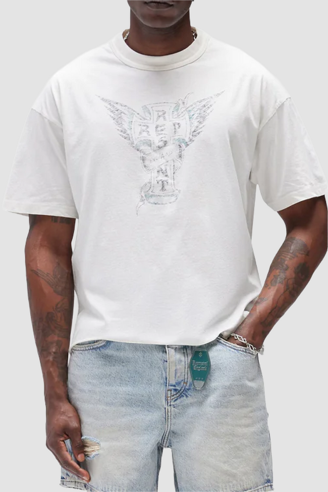 Represent Westside Tee - Flat White