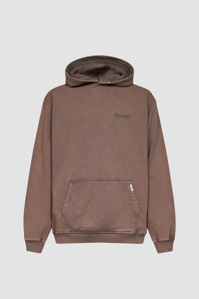Represent Owners Club Script Hoodie - Truffle