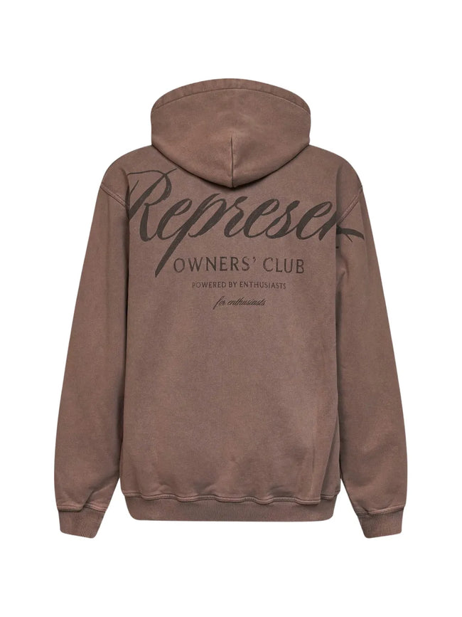 Represent Owners Club Script Hoodie - Truffle