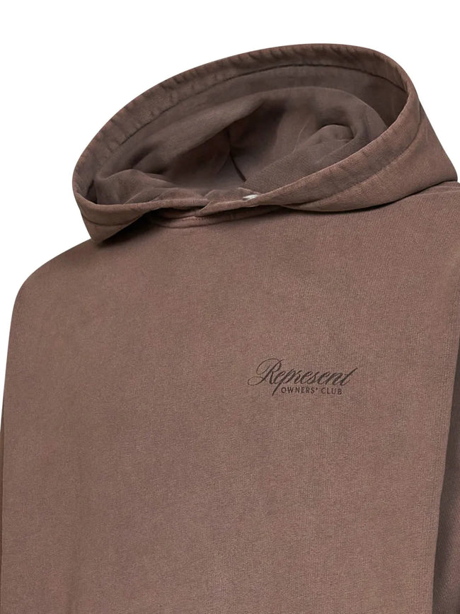 Represent Owners Club Script Hoodie - Truffle