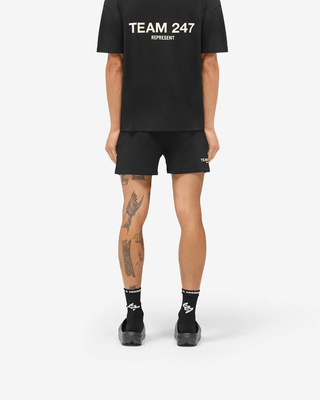 Represent 247 Team Jersey Shorts - Jet Black