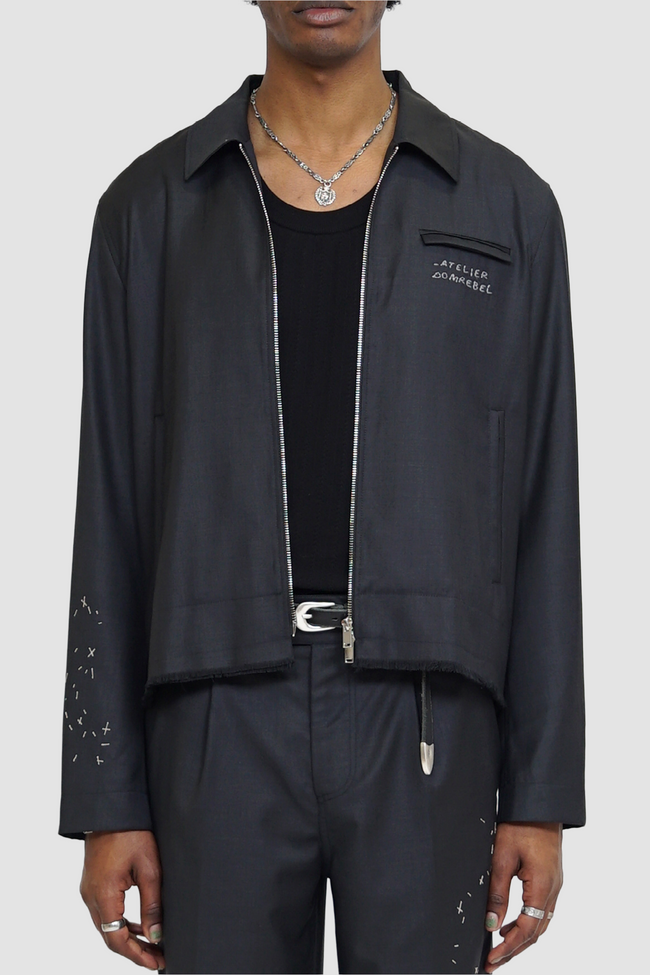 DOMREBEL Backstage Nylon Jacket - Black