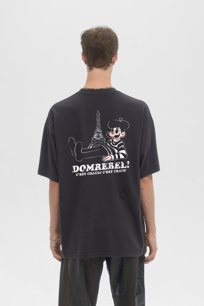 DOMREBEL Baguette Tee - Black