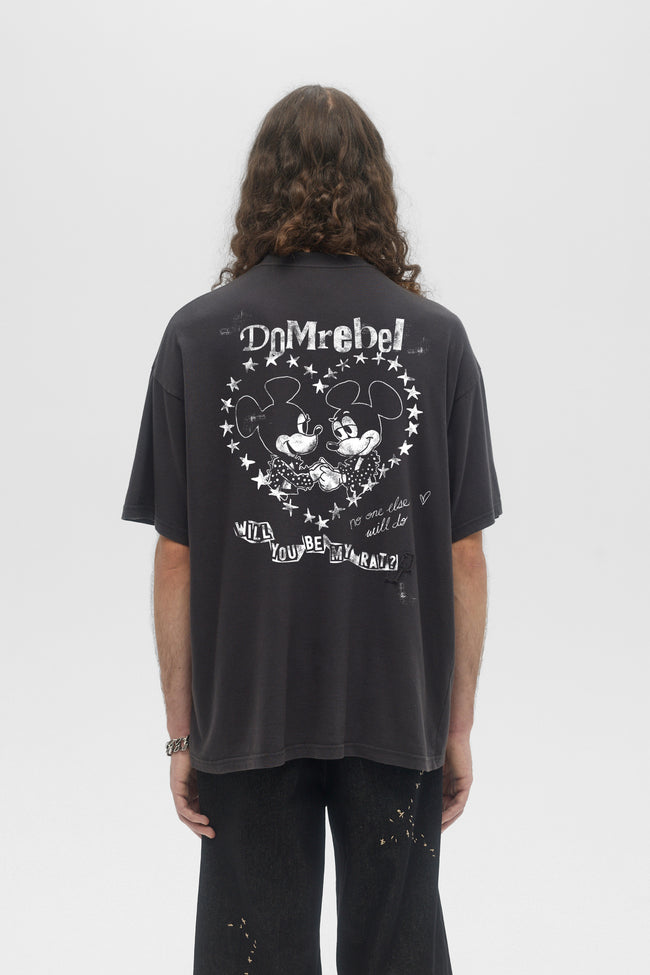 DOMREBEL Hearty Tee - Black