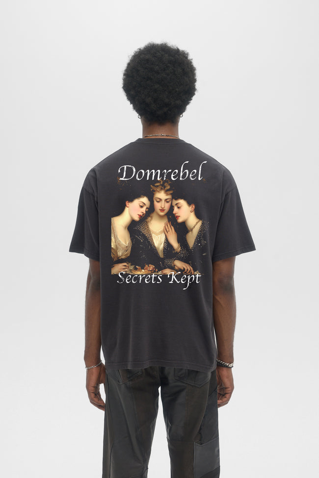 DOMREBEL Hottest Crystals Tee - Black