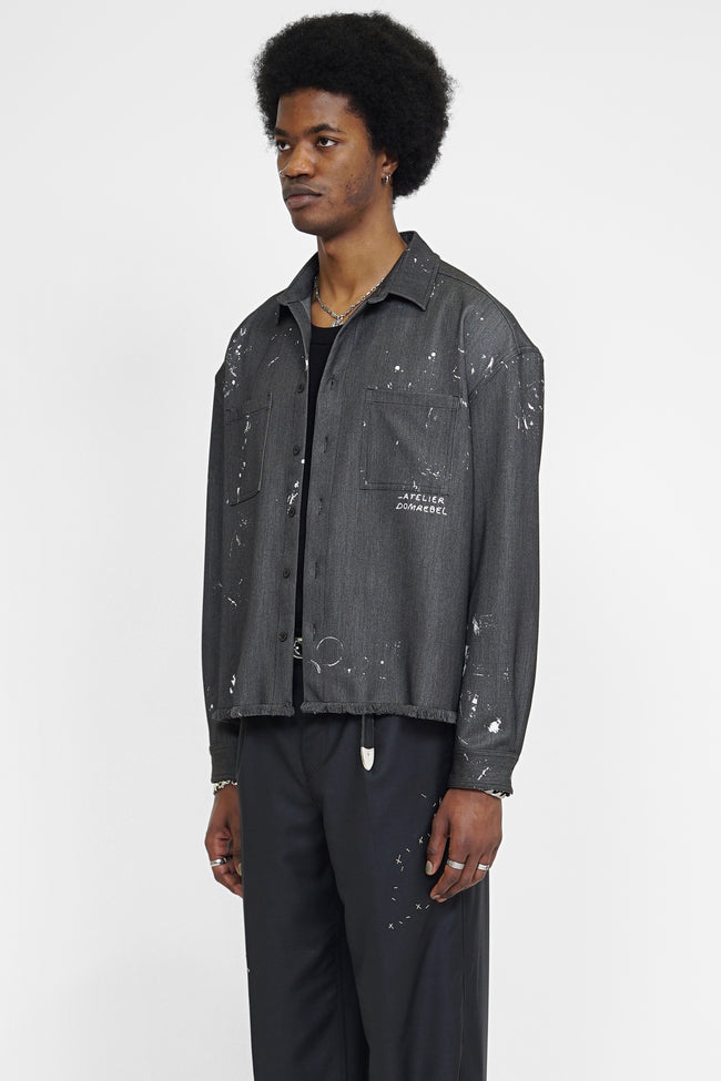DOMREBEL Indie Overshirt - Black