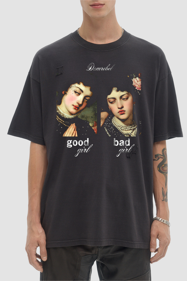 DOMREBEL My Girl Tee - Black
