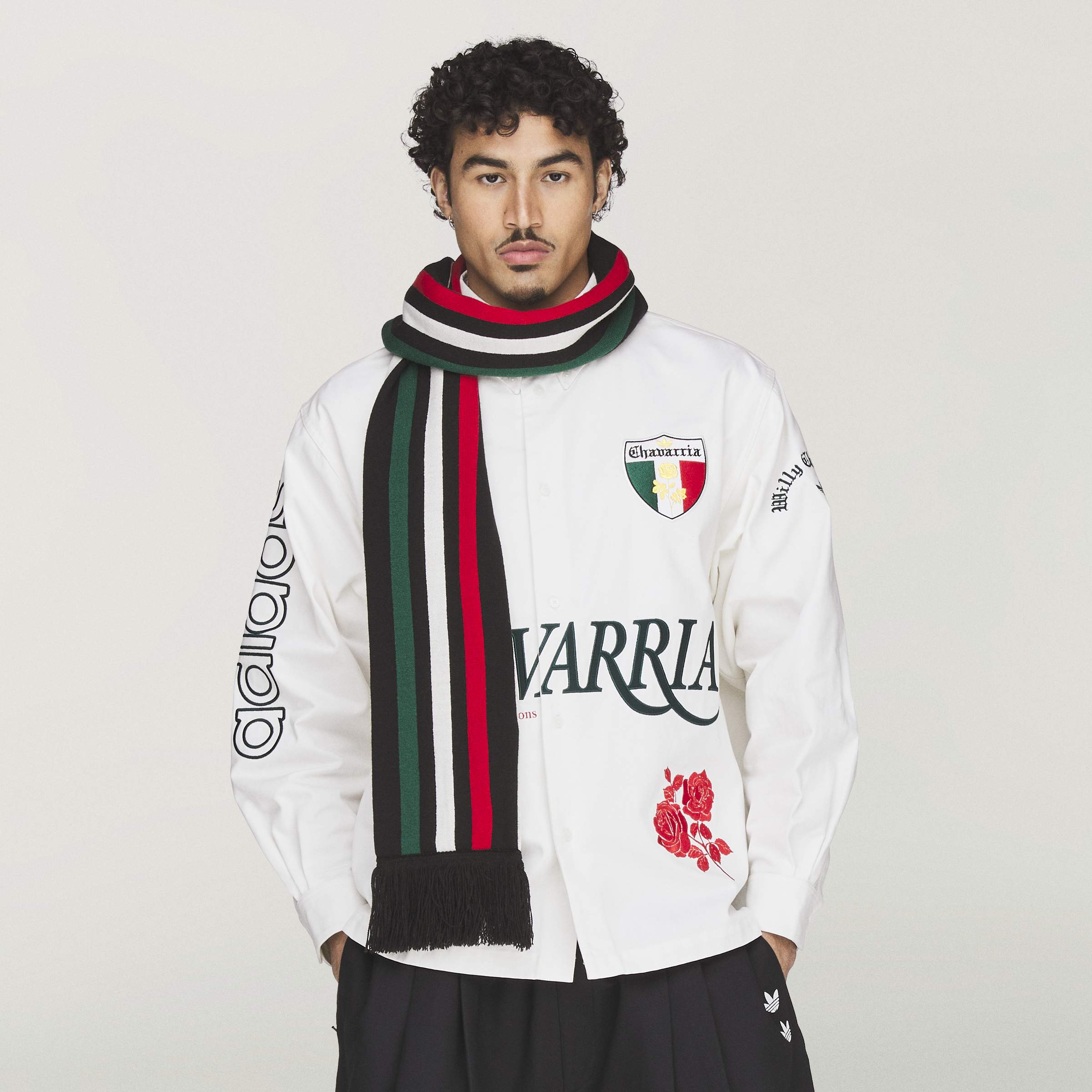Adidas x Willy Chavarria WC Scarf - Black/Better Scarlet