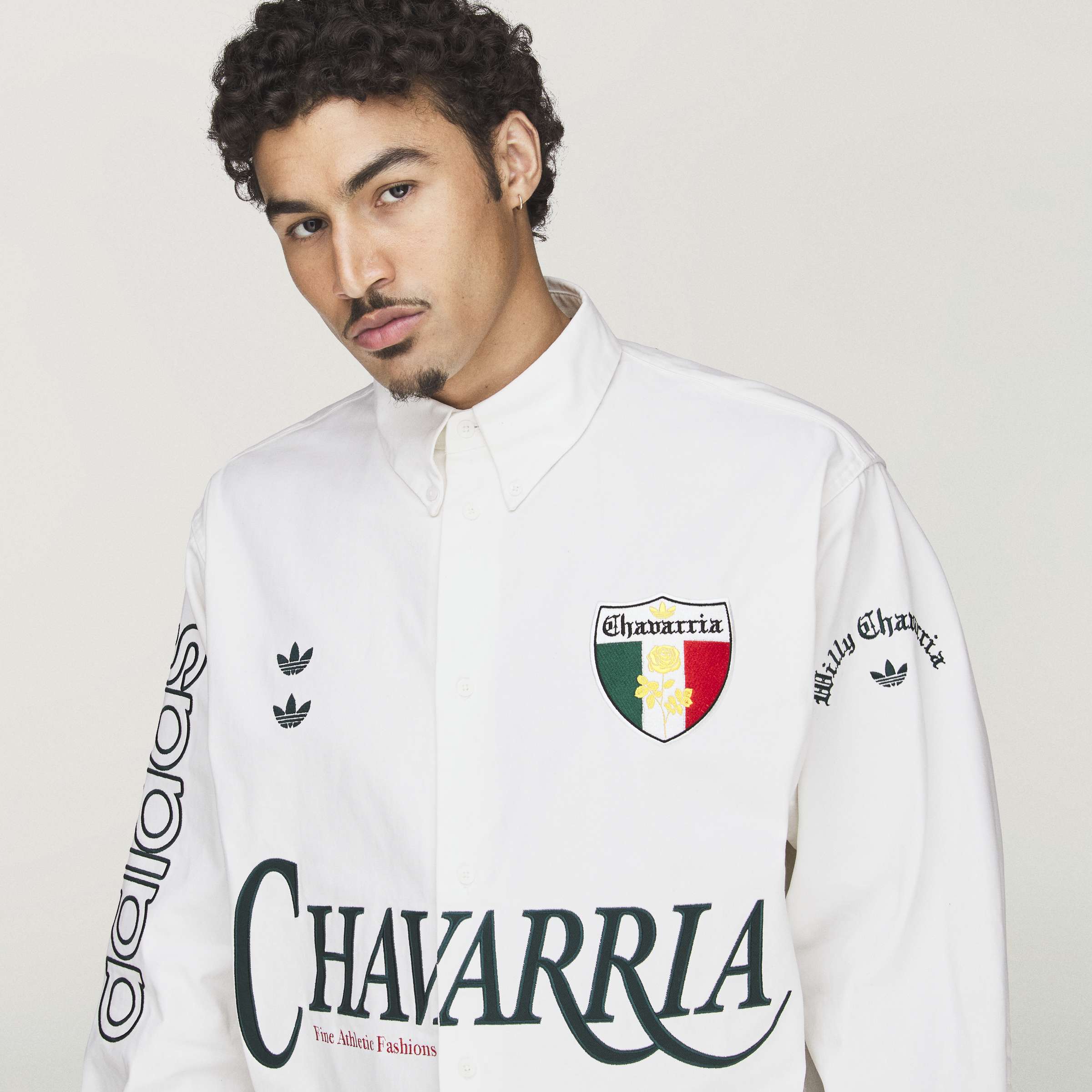 Adidas Originals x Willy Chavarria WC Button Up Shirt - Off White