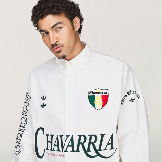 Adidas Originals x Willy Chavarria WC Button Up Shirt - Off White