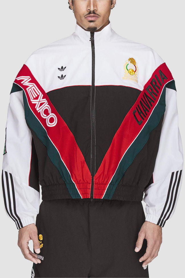 Adidas Originals x Willy Chavarria CDM Woven Track Jacket - White/Black