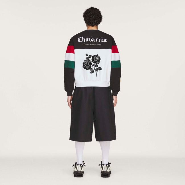 Adidas Originals x Willy Chavarria WC Fleece Crewneck - Black/White