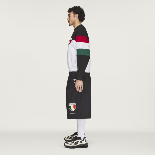 Adidas Originals x Willy Chavarria WC Fleece Crewneck - Black/White