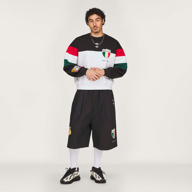 Adidas Originals x Willy Chavarria WC Fleece Crewneck - Black/White