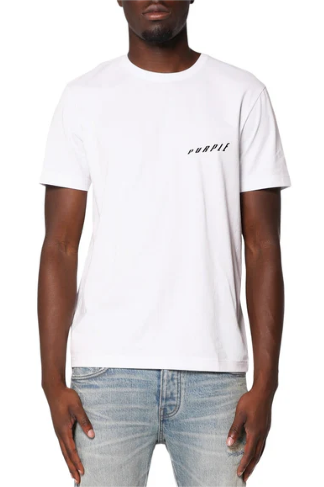Purple Brand P109-CJWF Clean Jersey Tee - White