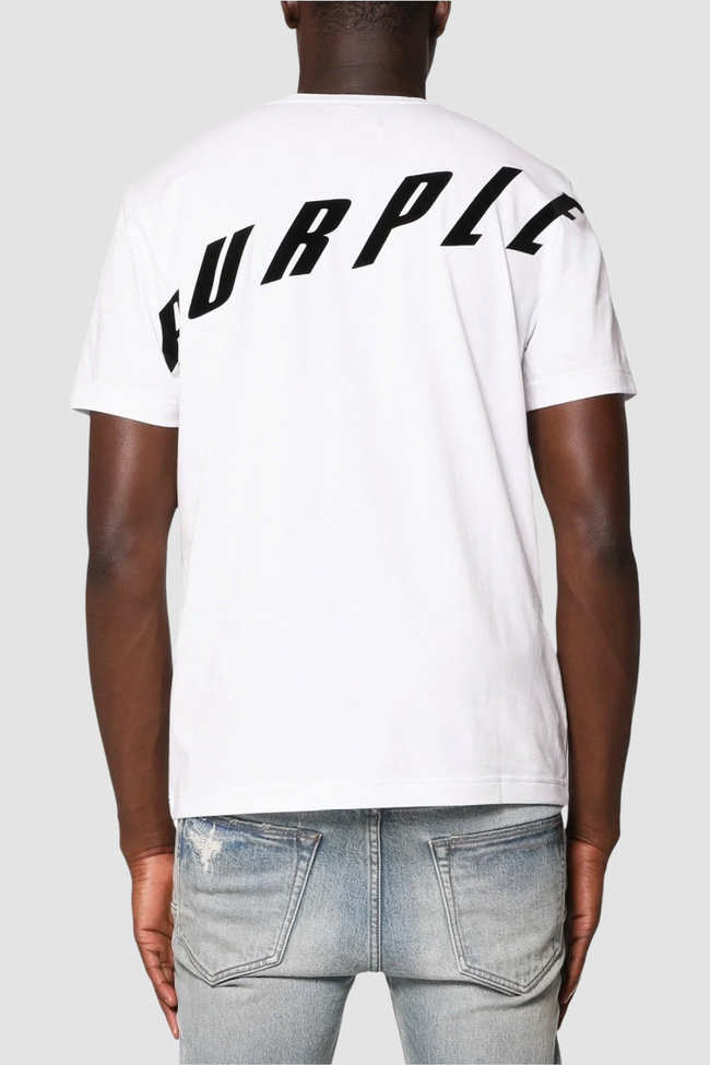 Purple Brand P109-CJWF Clean Jersey Tee - White
