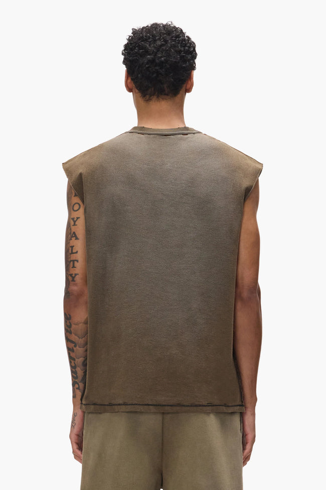 Purple Brand P103-TJBS Slab Outline Tank - Brown