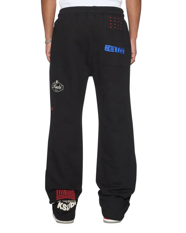 Ksubi Zoom Synthesis Track Pants - Black