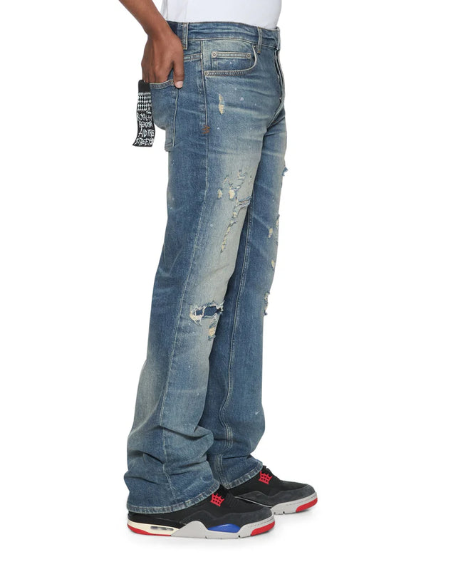 Ksubi Bronko Hendrix Blue Repair Jeans - Denim