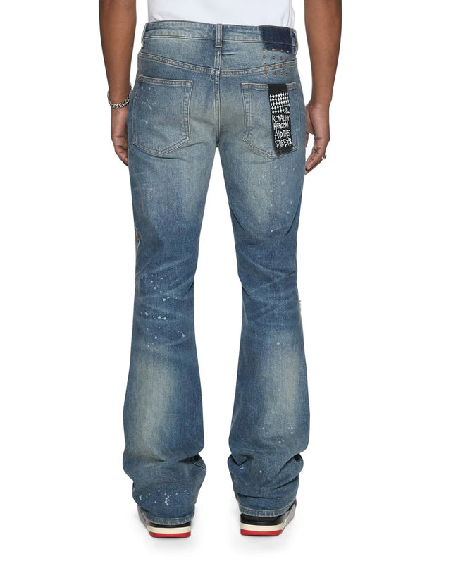 Ksubi Bronko Hendrix Blue Repair Jeans - Denim