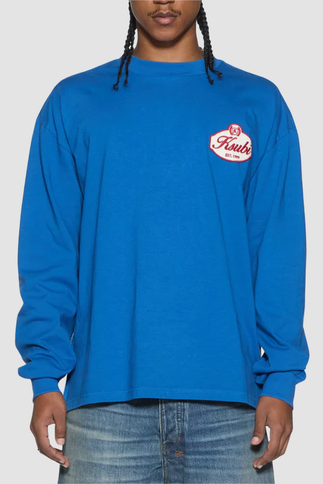 Ksubi Klasse Ekcess LS Tee - Bolt Blue