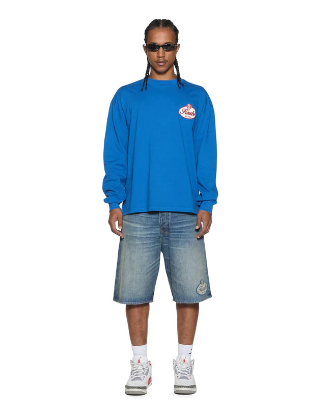 Ksubi Klasse Ekcess LS Tee - Bolt Blue