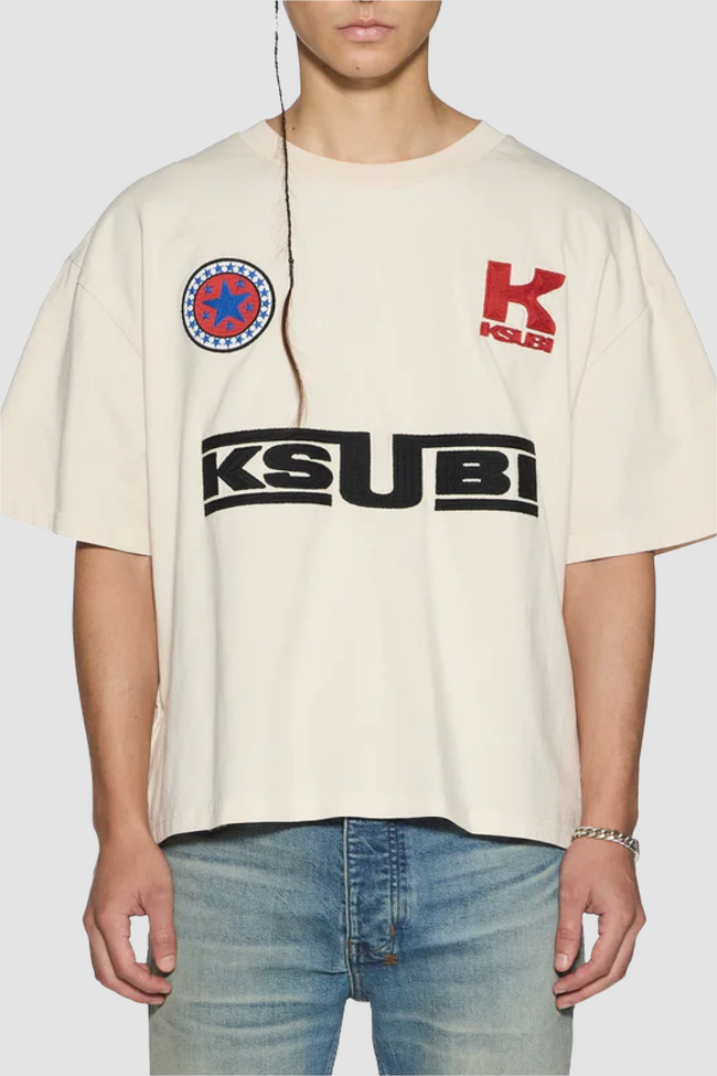 Ksubi Zoom Halen SS Tee - Natural