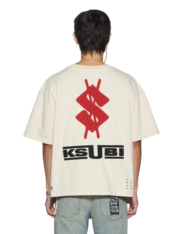 Ksubi Zoom Halen SS Tee - Natural