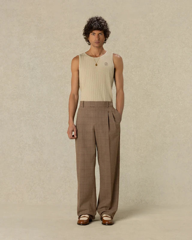 Drôle de Monsieur Prince Of Wales Golf Pants - Brown