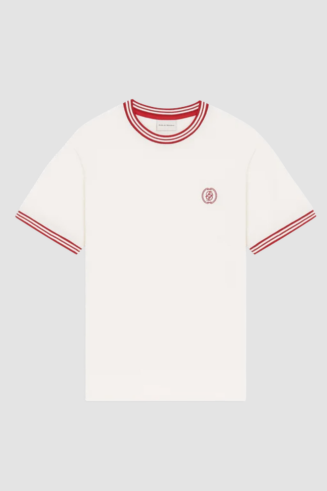 Drôle de Monsieur D Mirroir Piqué Tee - Off White
