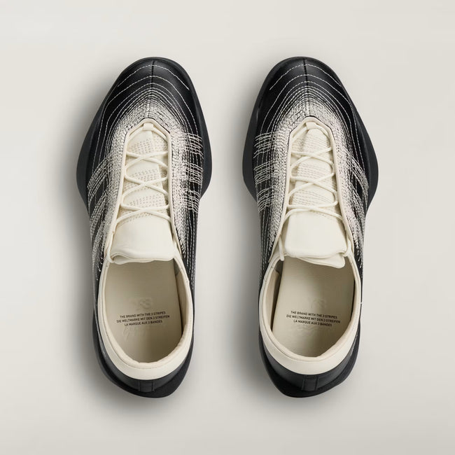 Y-3 Regu Embroidered Sneakers - Black