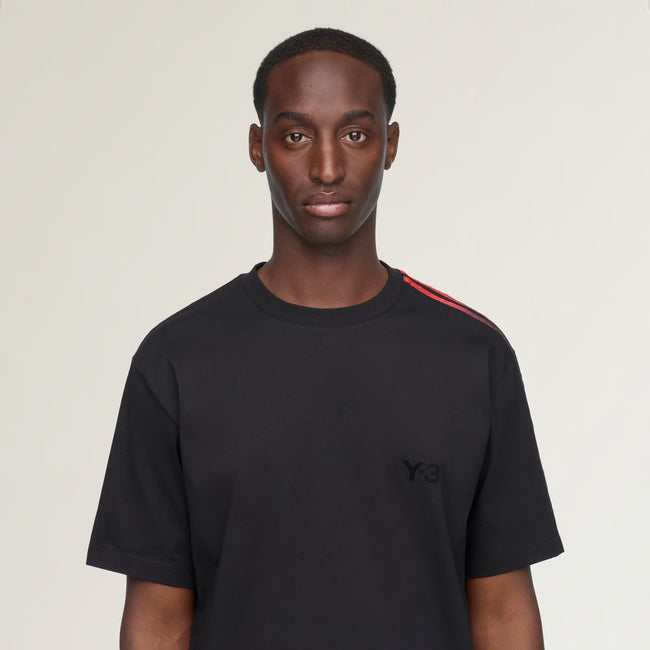 Y-3 Gradient 3 Stripes Tee - Black