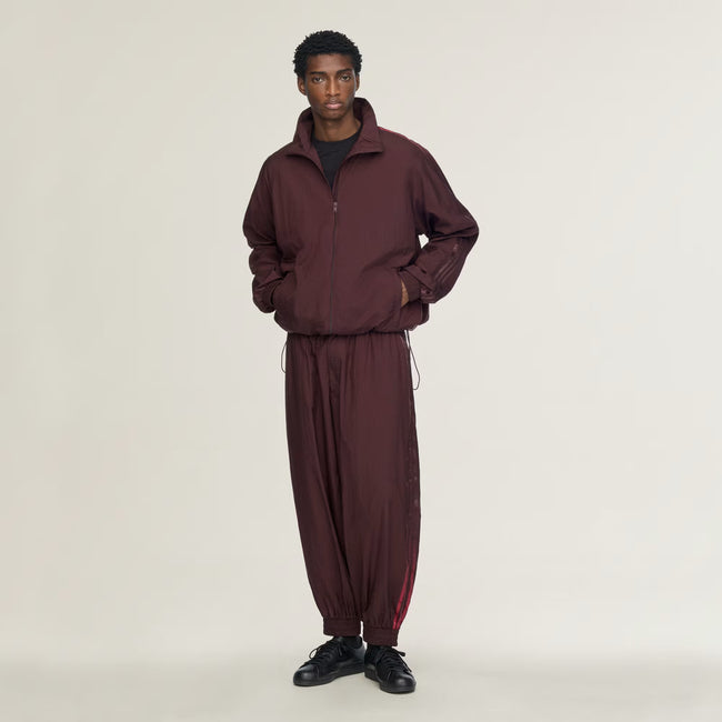 Y-3 Gradient 3 Stripes Nylon Track Pants - Night Red