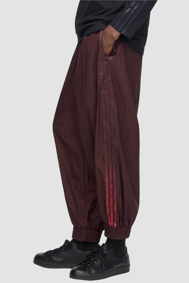 Y-3 Gradient 3 Stripes Nylon Track Pants - Night Red