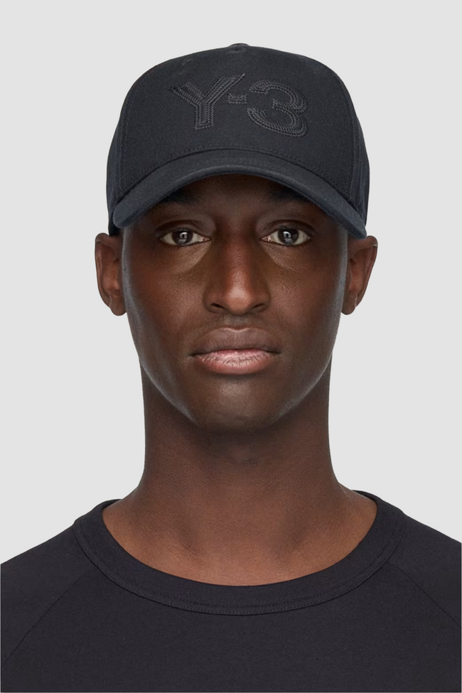 Y-3 Logo Cap - Black/Black