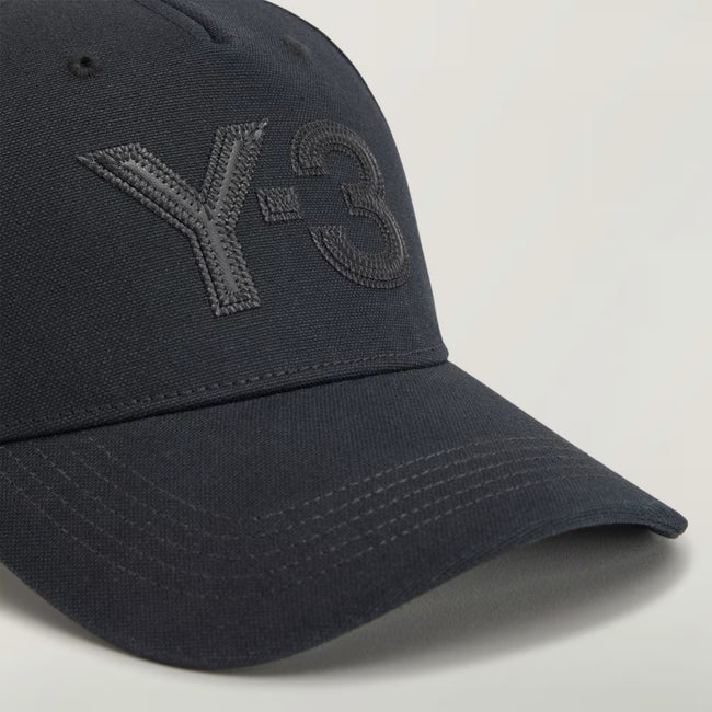 Y-3 Logo Cap - Black/Black