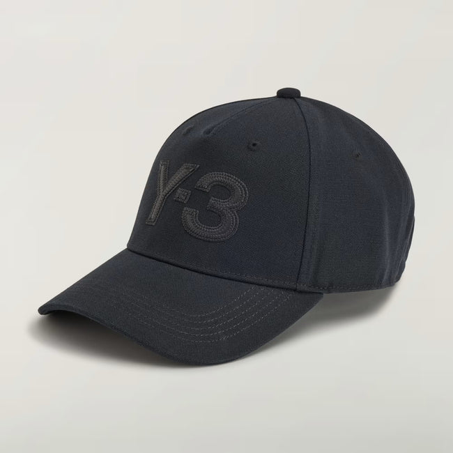 Y-3 Logo Cap - Black/Black