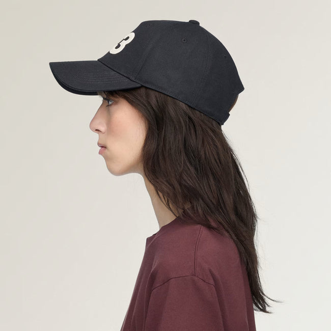 Y-3 Logo Cap - Black/White