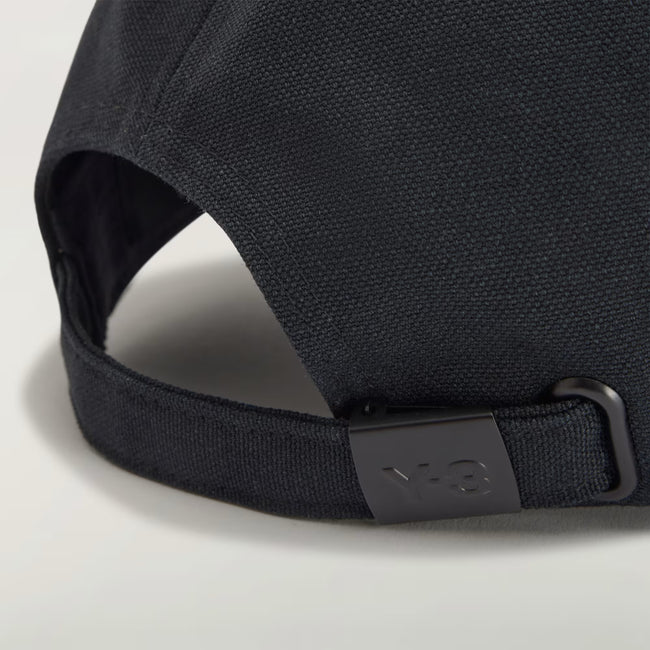Y-3 Logo Cap - Black/White