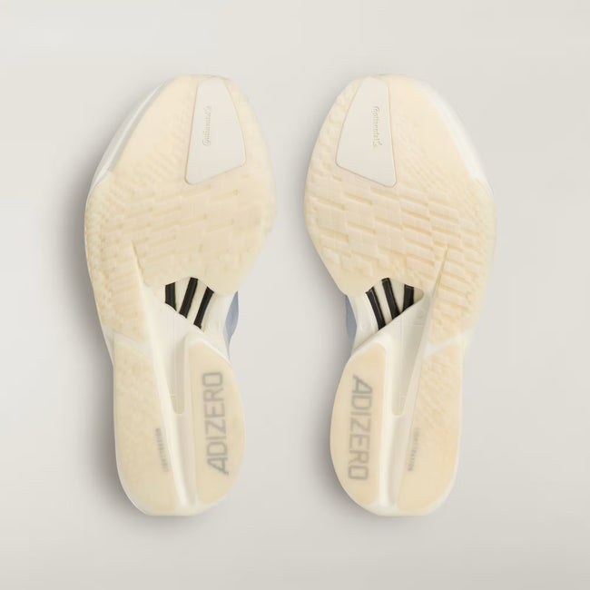 Y-3 Adios Pro 4 Sneakers - Chalk White/Silver Metallic/Light Solid Grey