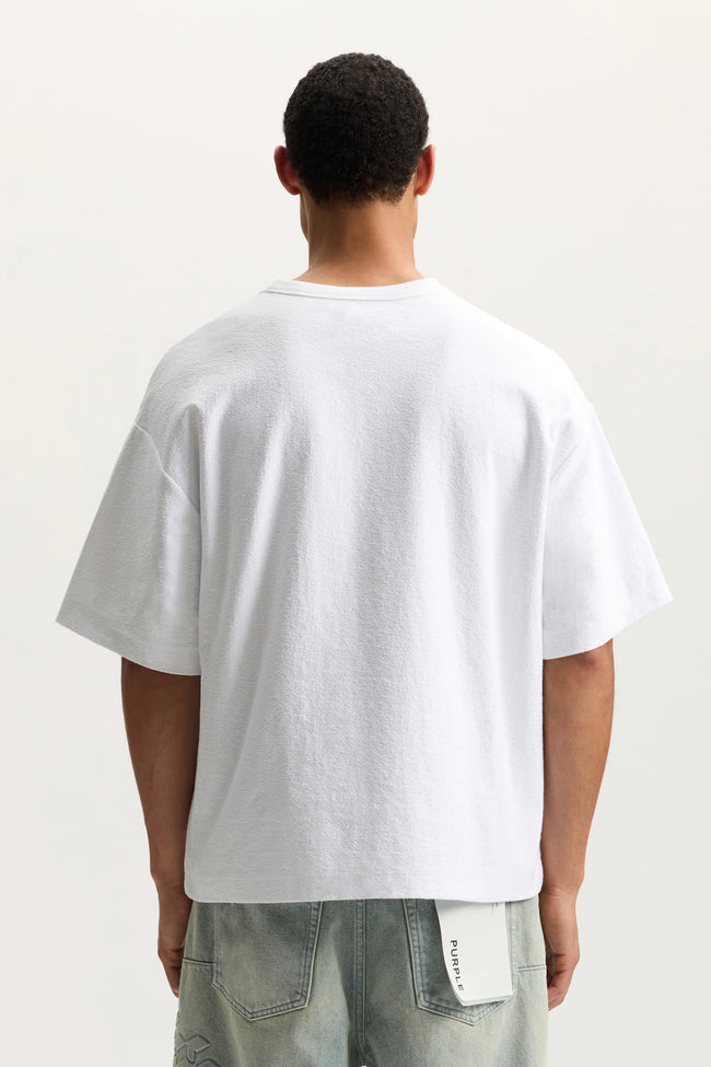 Purple Brand  M1057-HTWD Tunnel Vision Tee - White