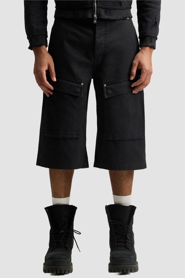 Purple Brand M5024-PBCS Big Cargo Short - Black