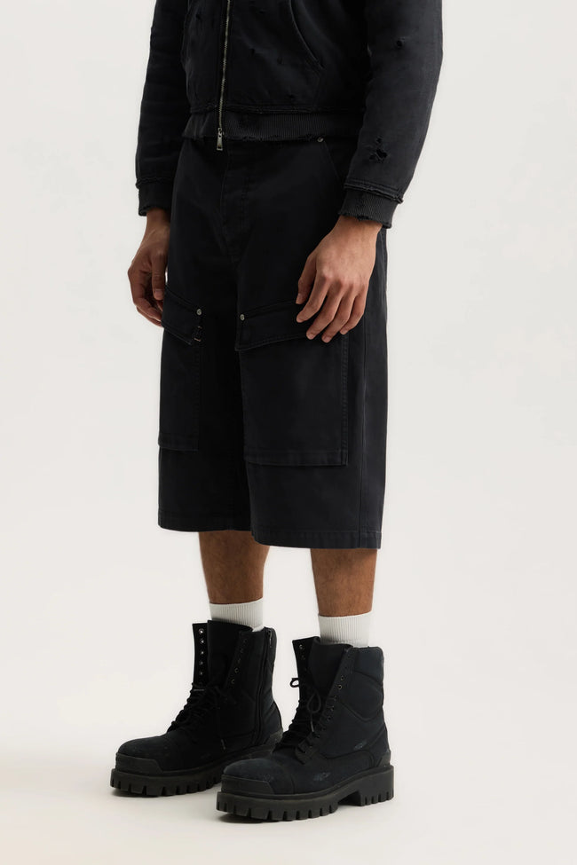 Purple Brand M5024-PBCS Big Cargo Short - Black