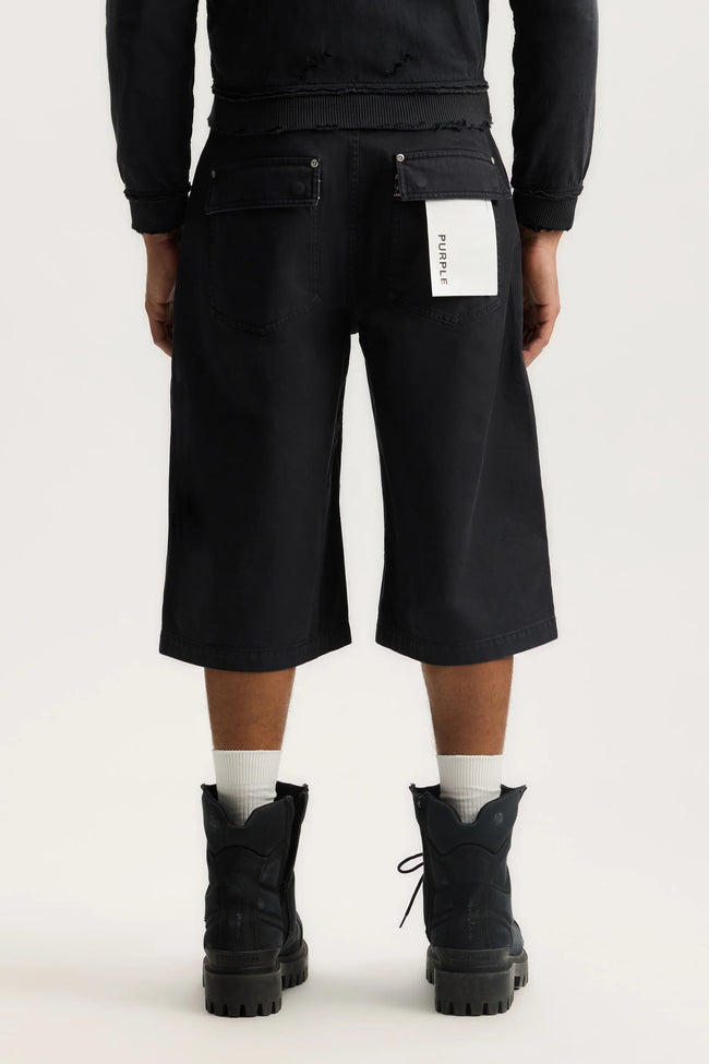 Purple Brand M5024-PBCS Big Cargo Short - Black