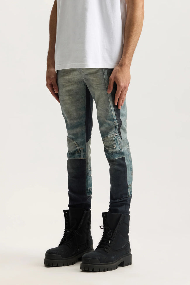 Purple Brand P001-UDBS Skinny Jeans - AOP