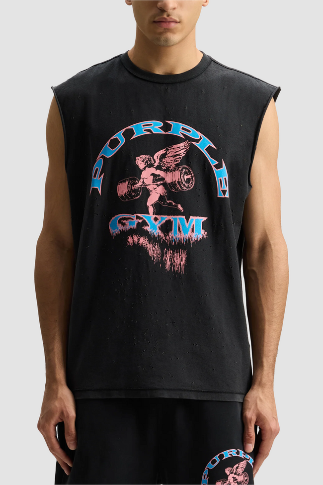 Purple Brand P103-TJBB Heavyweights Tank - Black