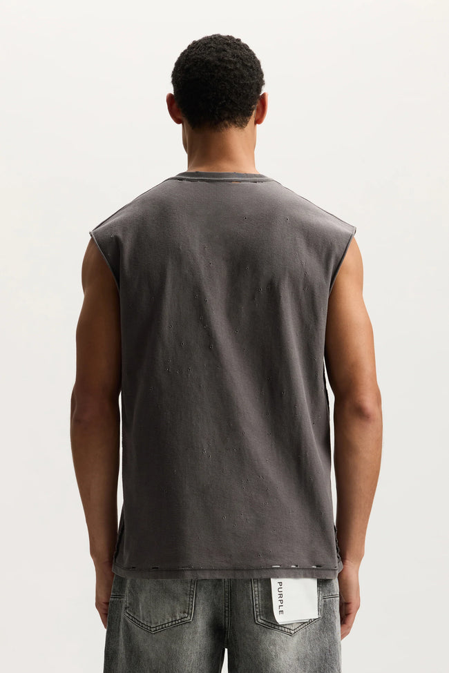 Purple Brand P103-TJSP Voltage Script Tank - Gray