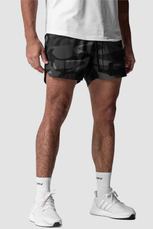 ASRV TETRA-LITE® 5" Lineless Wings Shorts - Black/Camo