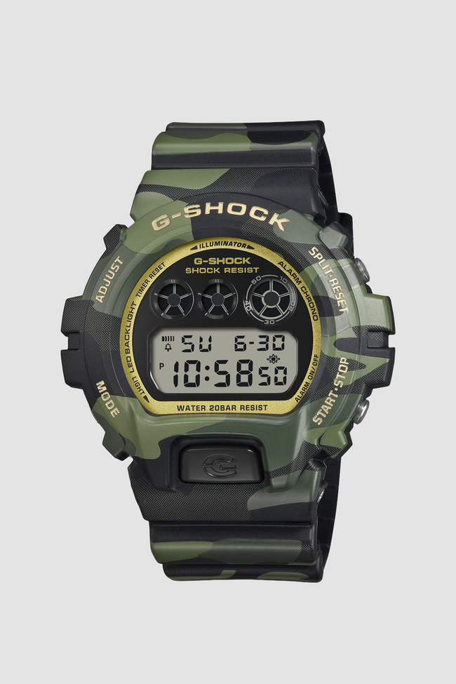 G-Shock DW6900CMG-3 Watch - Camouflage